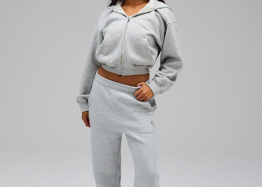 Exercere Sweat Wide Sweatpants - Grey Melange