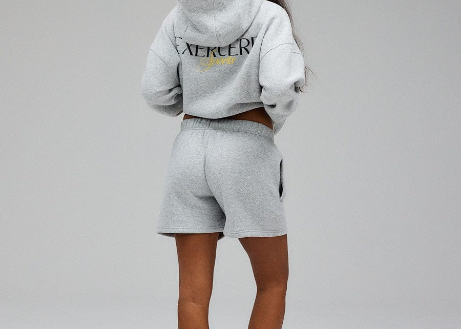 Exercere Sweat Sweat Shorts - Grey Melange