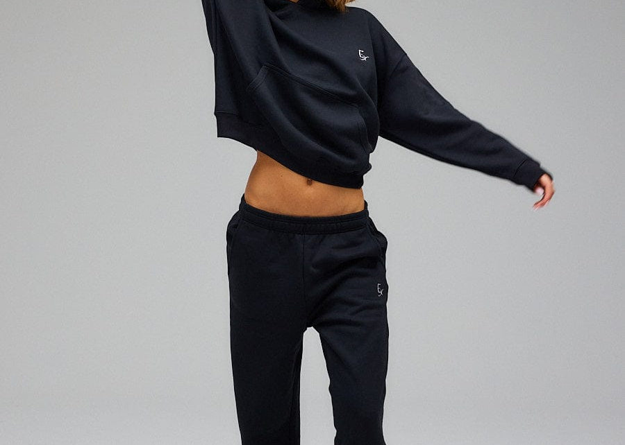 Exercere Sweat Wide Sweatpants - Black