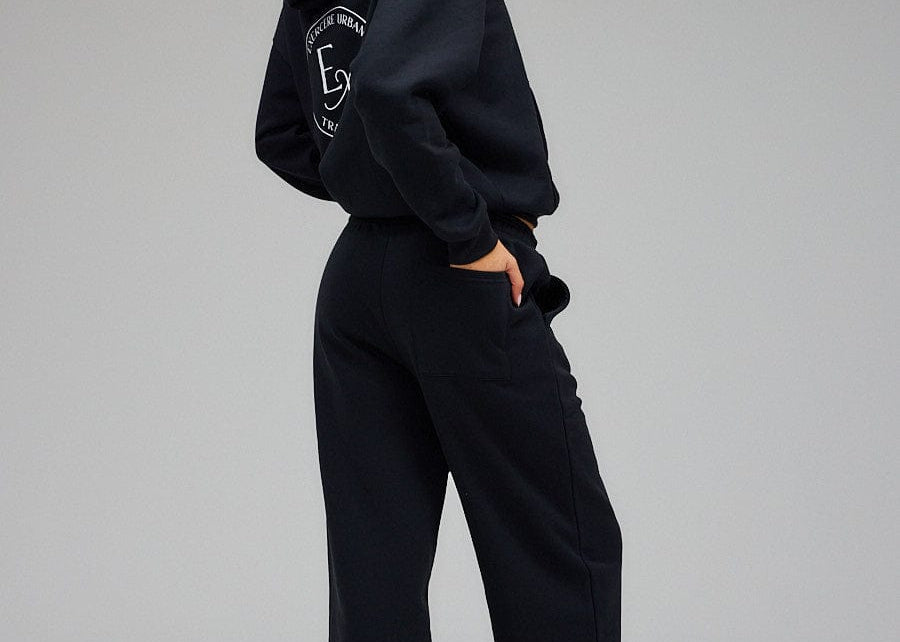Exercere Sweat Wide Sweatpants - Black