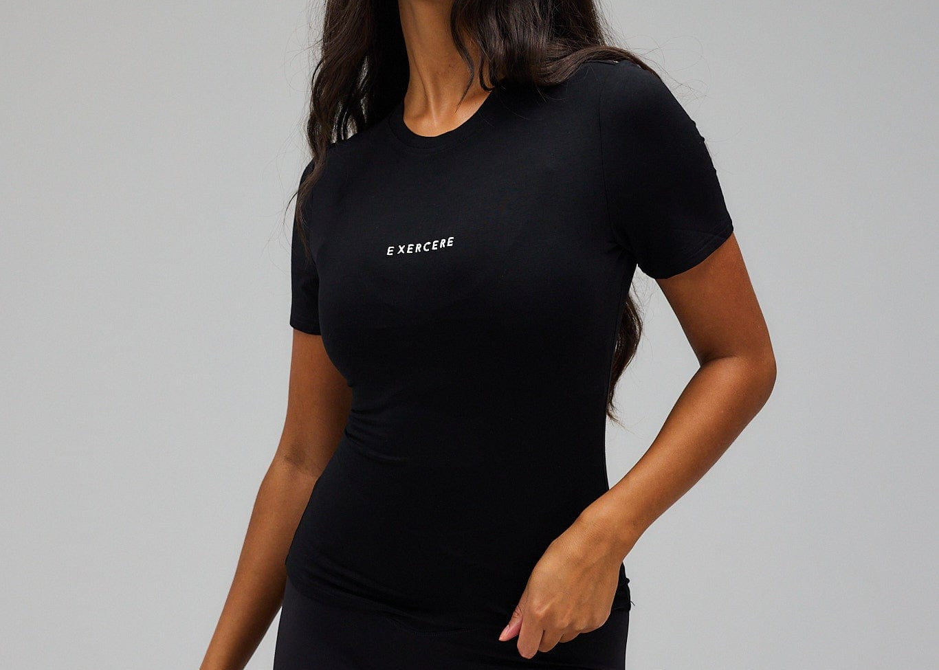 Exercere Tops Jersey T-shirt - Black