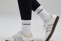 Exercere Socks One Size Logo Socks - White