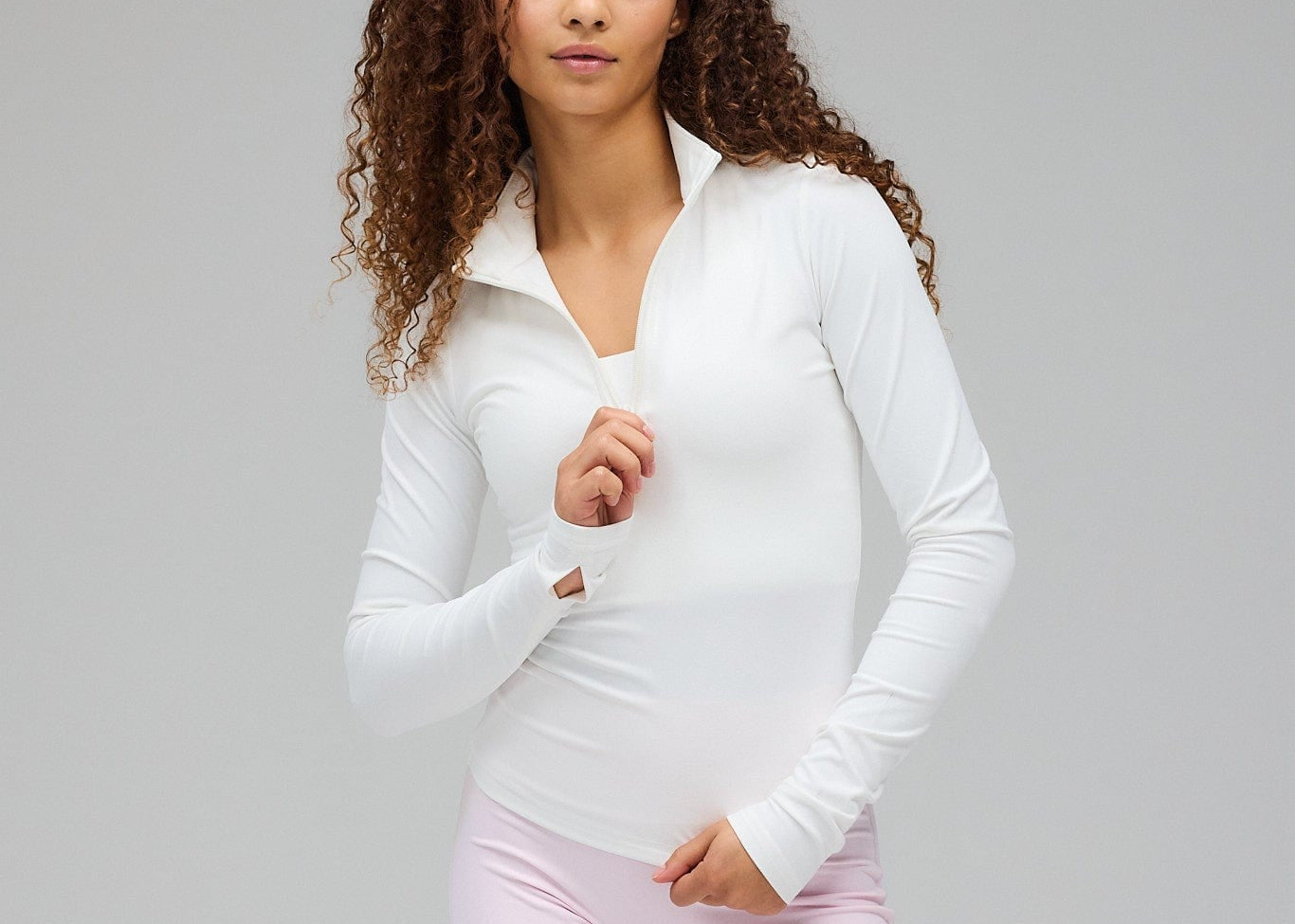 Exercere Blouses Sculpt Long Sleeve - White