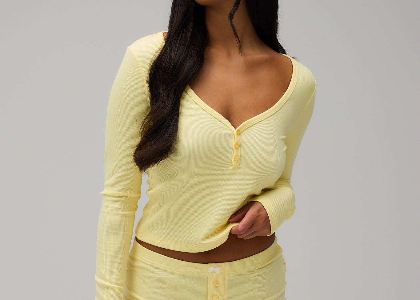 Exercere Rib Night Shorts Rib Night Shorts - Banana