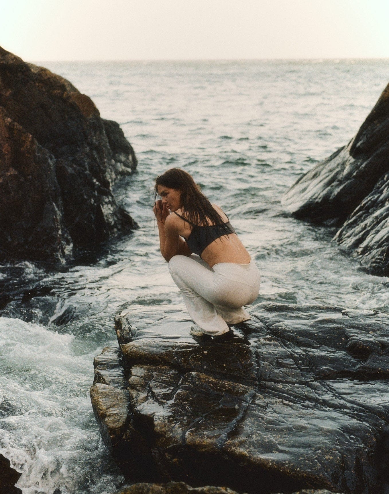 Exercere Tights Flare Yoga Pants - White