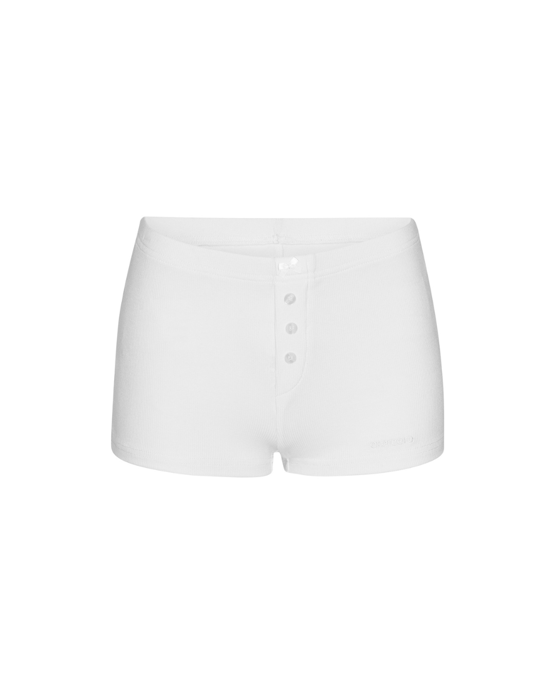 Exercere Rib Night Shorts Rib Night Shorts - White