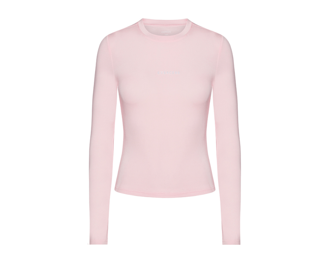 Exercere Blouses Jersey Long Sleeve - Soft Pink