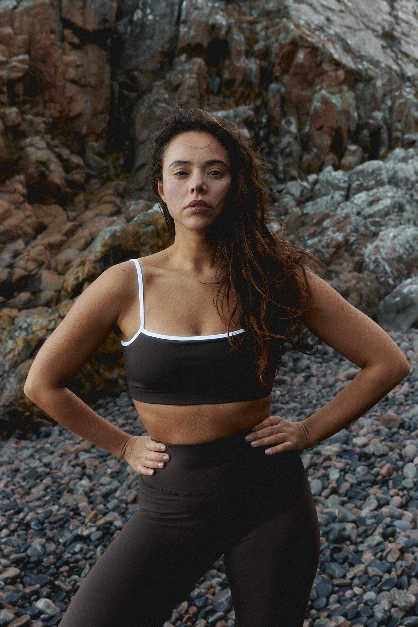 Exercere Sports Bras Active Pixi Bra - Pecan Brown