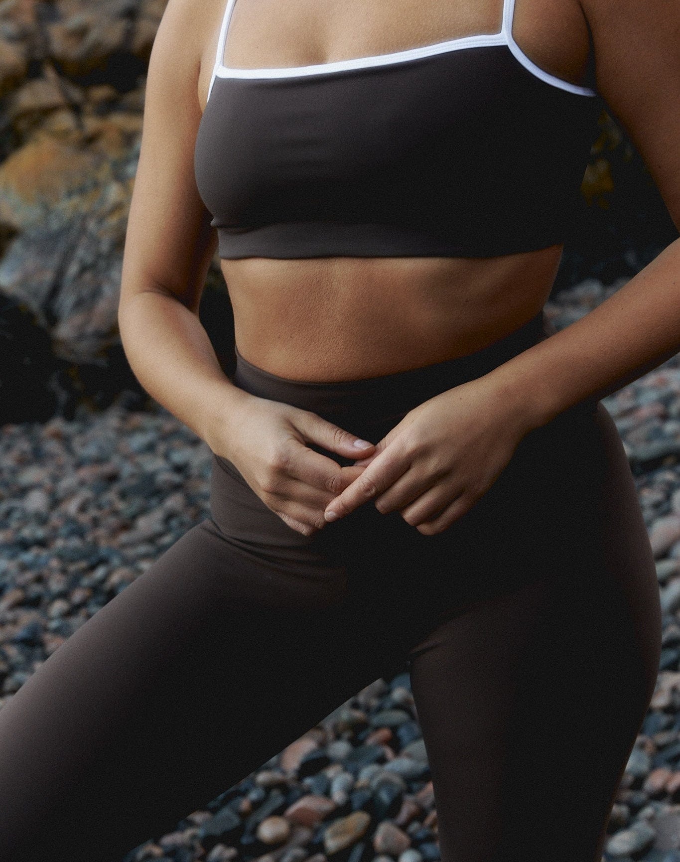 Exercere Sports Bras Active Pixi Bra - Pecan Brown