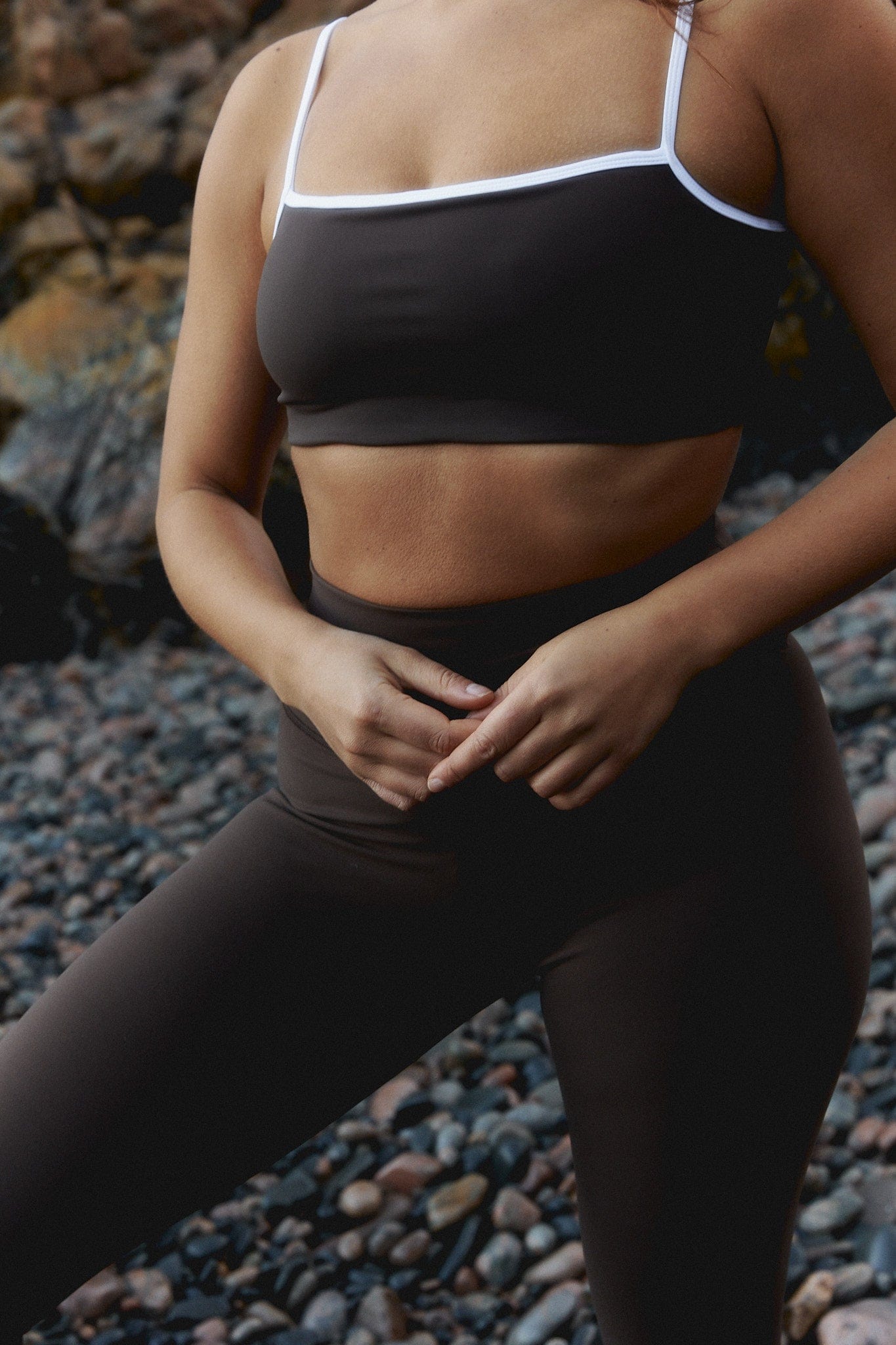 Exercere Sports Bras Active Pixi Bra - Pecan Brown