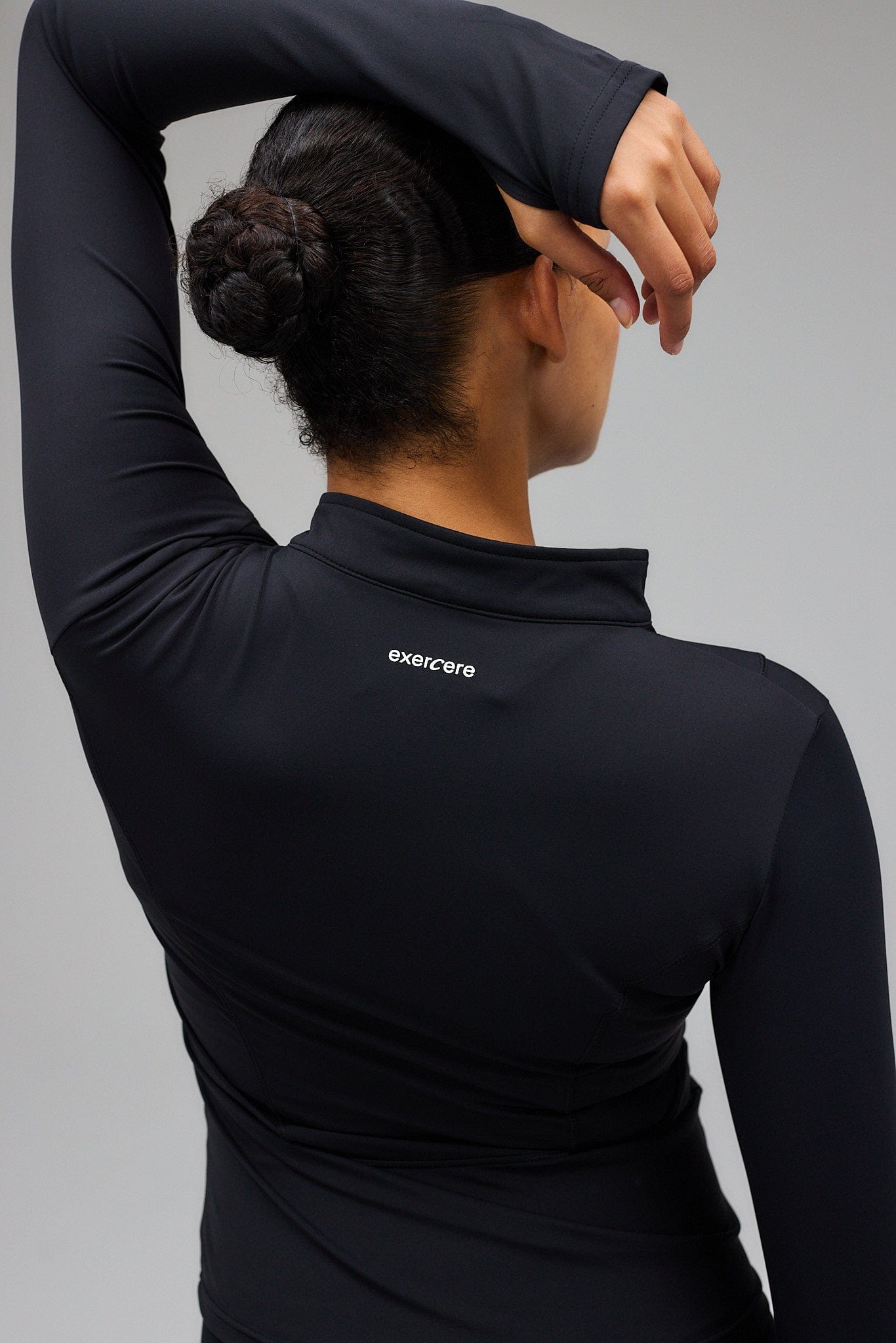 Exercere Blouses Hyper Zip Blouse - Black