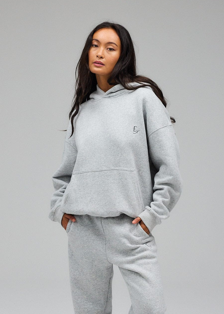 Exercere Blouses Hoodie - Grey Melange