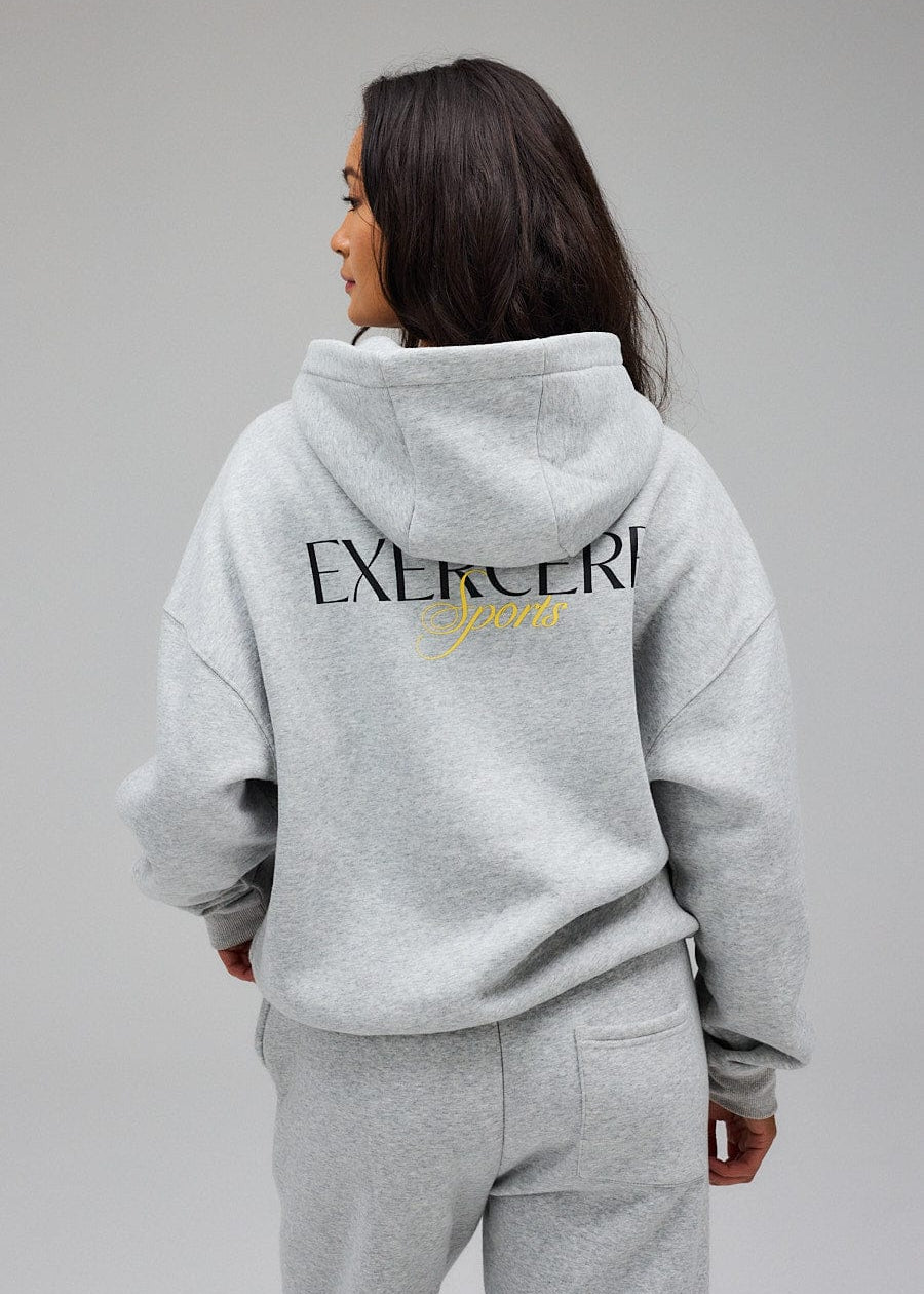 Exercere Blouses Hoodie - Grey Melange