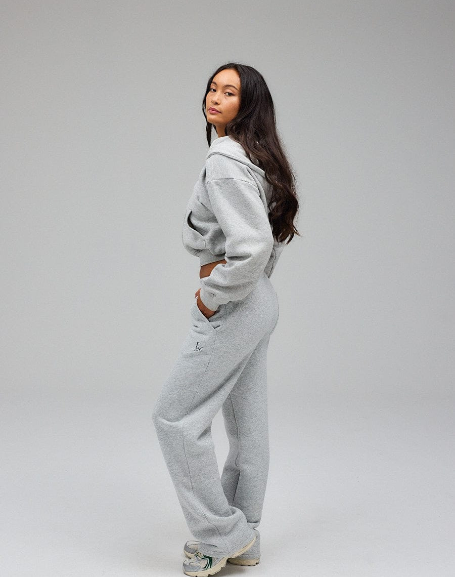 Exercere Sweat Wide Sweatpants - Grey Melange