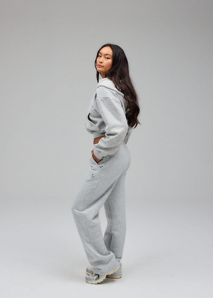 Exercere Sweat Wide Sweatpants - Grey Melange
