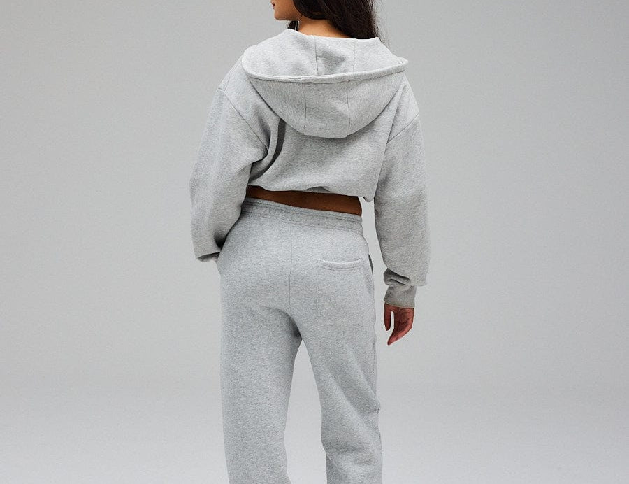 Exercere Sweat Wide Sweatpants - Grey Melange