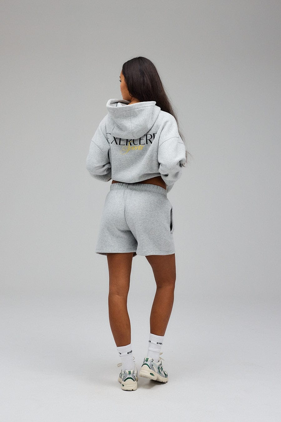 Exercere Sweat Sweat Shorts - Grey Melange