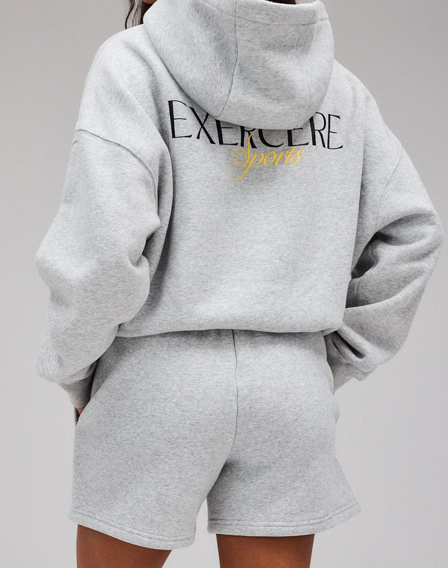 Exercere Sweat Sweat Shorts - Grey Melange