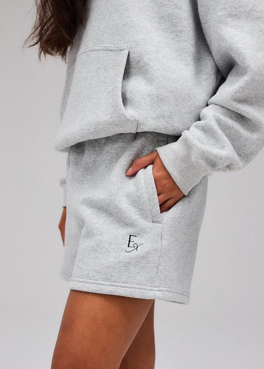 Exercere Sweat Sweat Shorts - Grey Melange