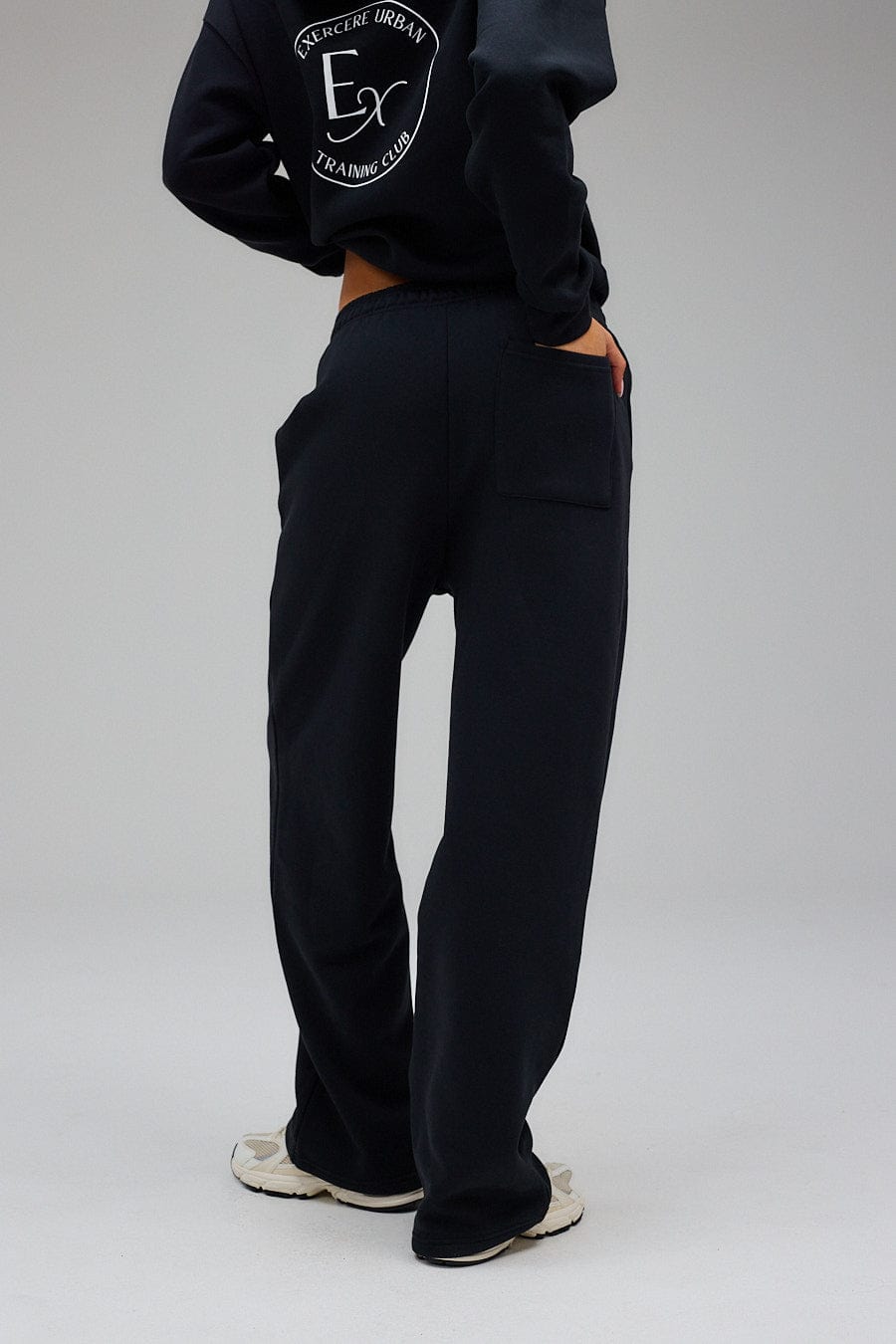 Exercere Sweat Wide Sweatpants - Black