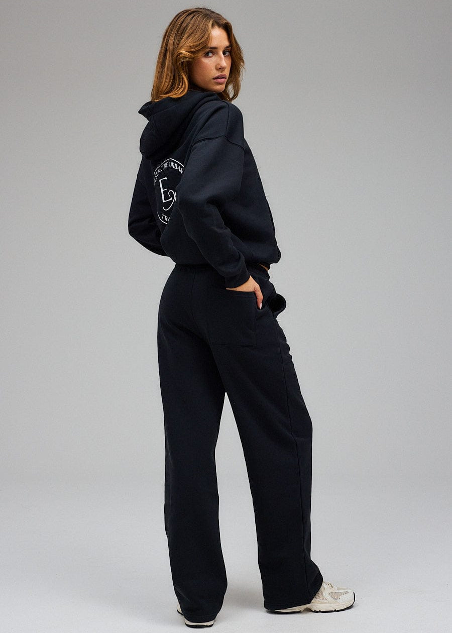 Exercere Sweat Wide Sweatpants - Black