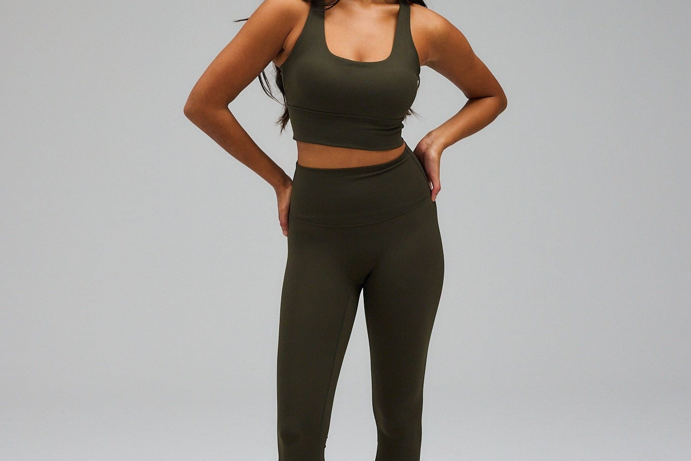 Exercere Sports Bras Neaty Bra - Forrest Green