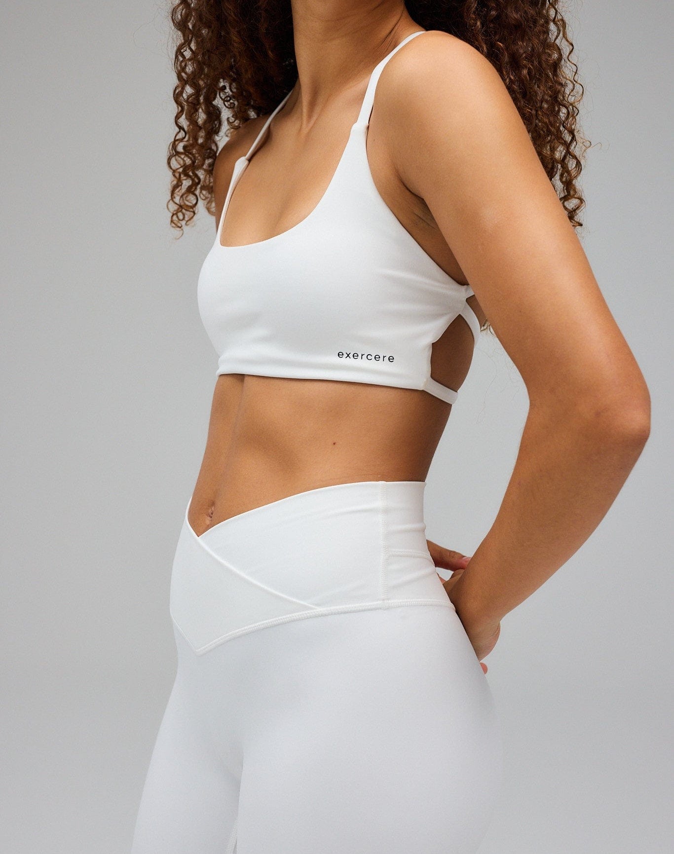 Exercere Sports Bras Sculpt Bra - White