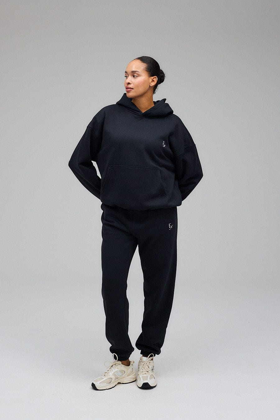 Exercere Blouses Hoodie - Black