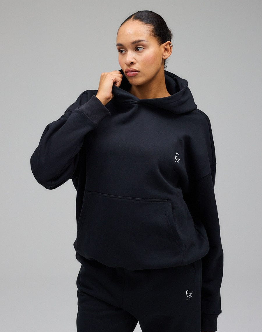 Exercere Blouses Hoodie - Black