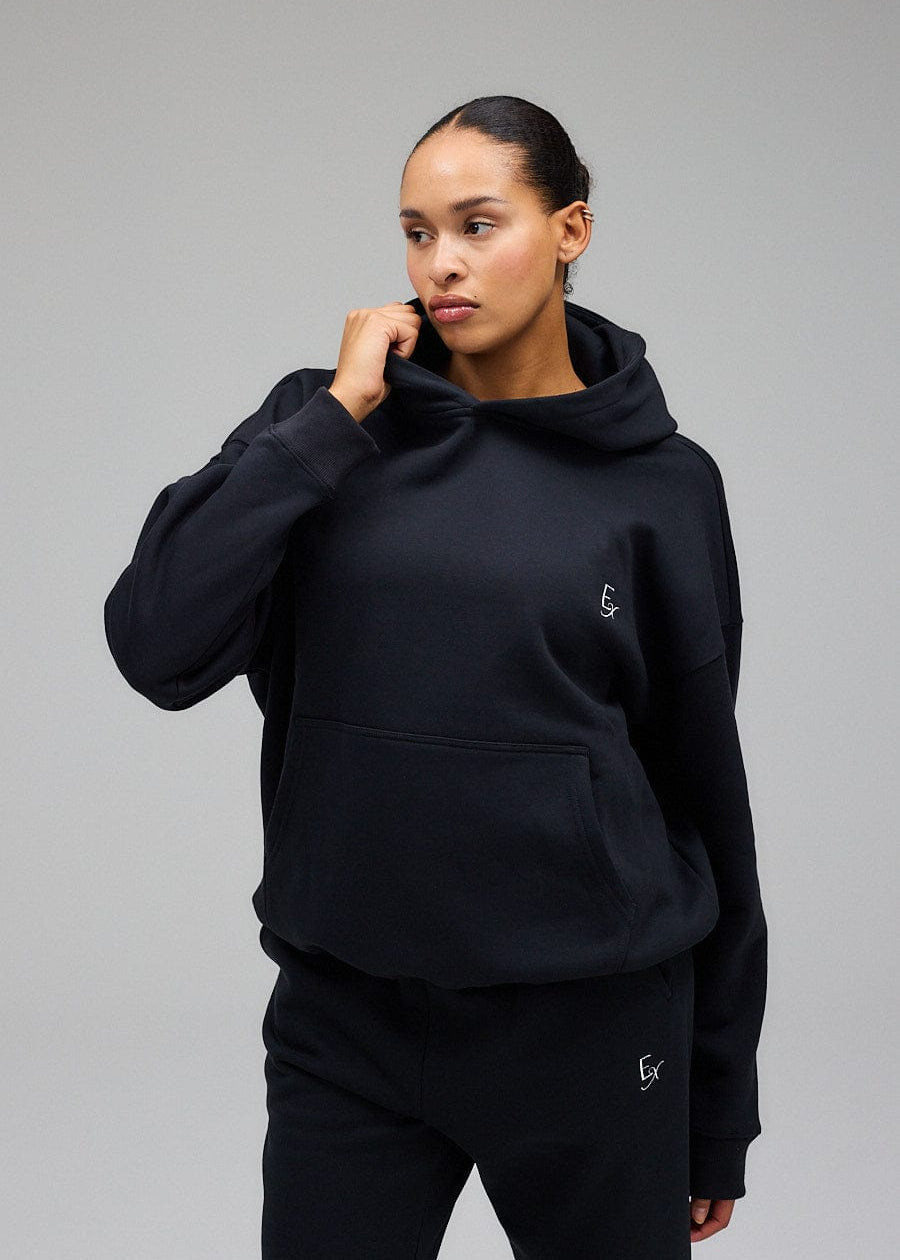 Exercere Blouses Hoodie - Black
