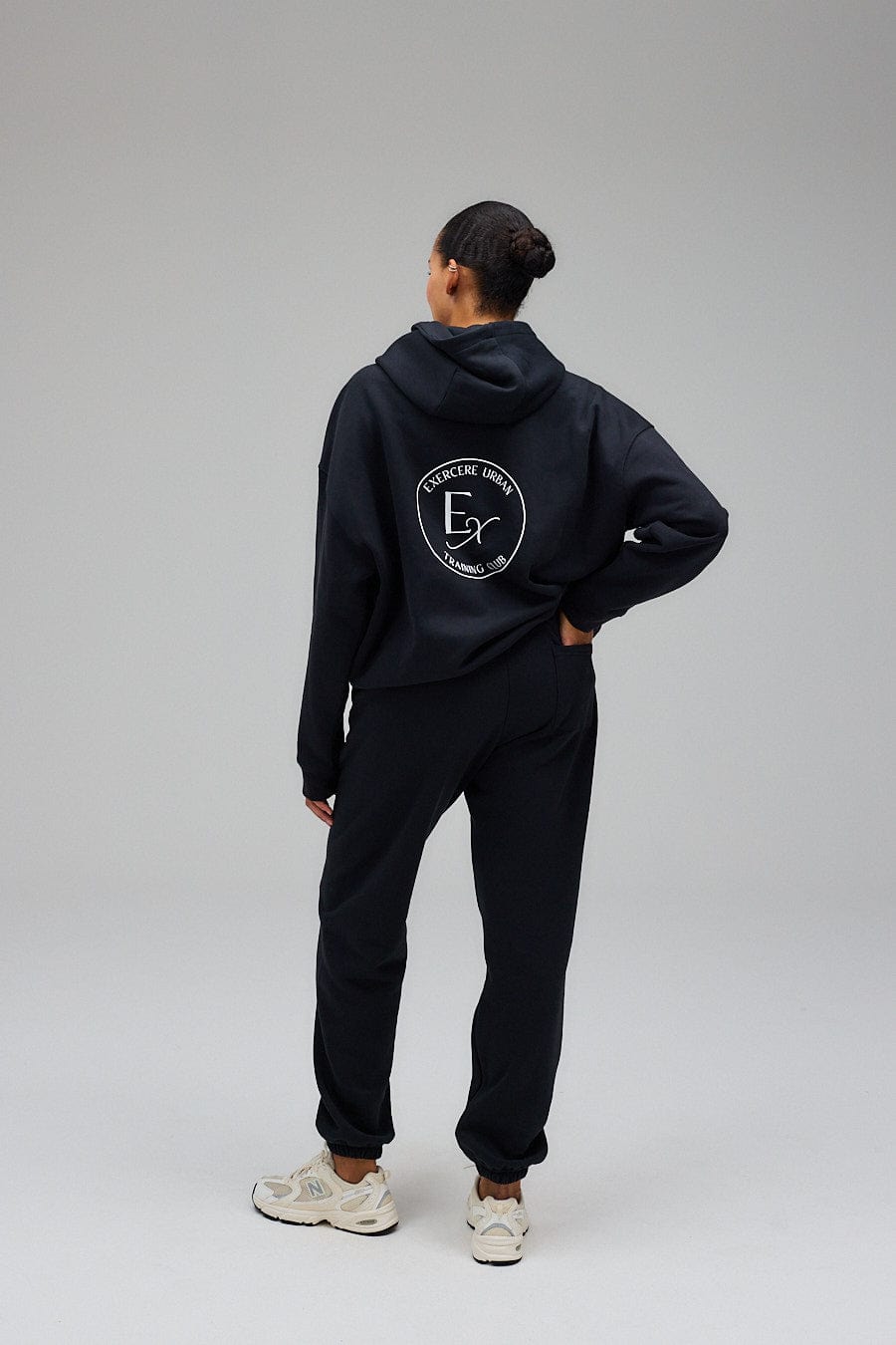 Exercere Blouses Hoodie - Black