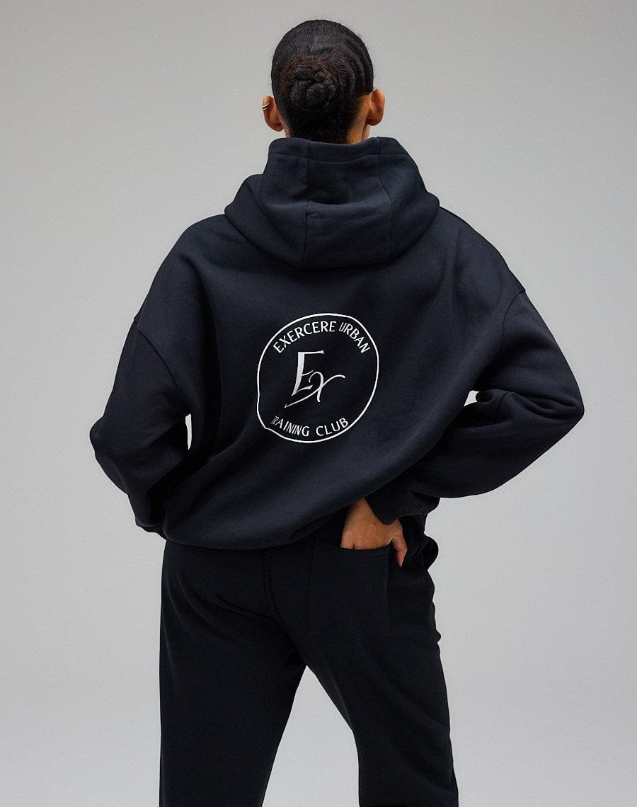 Exercere Blouses Hoodie - Black