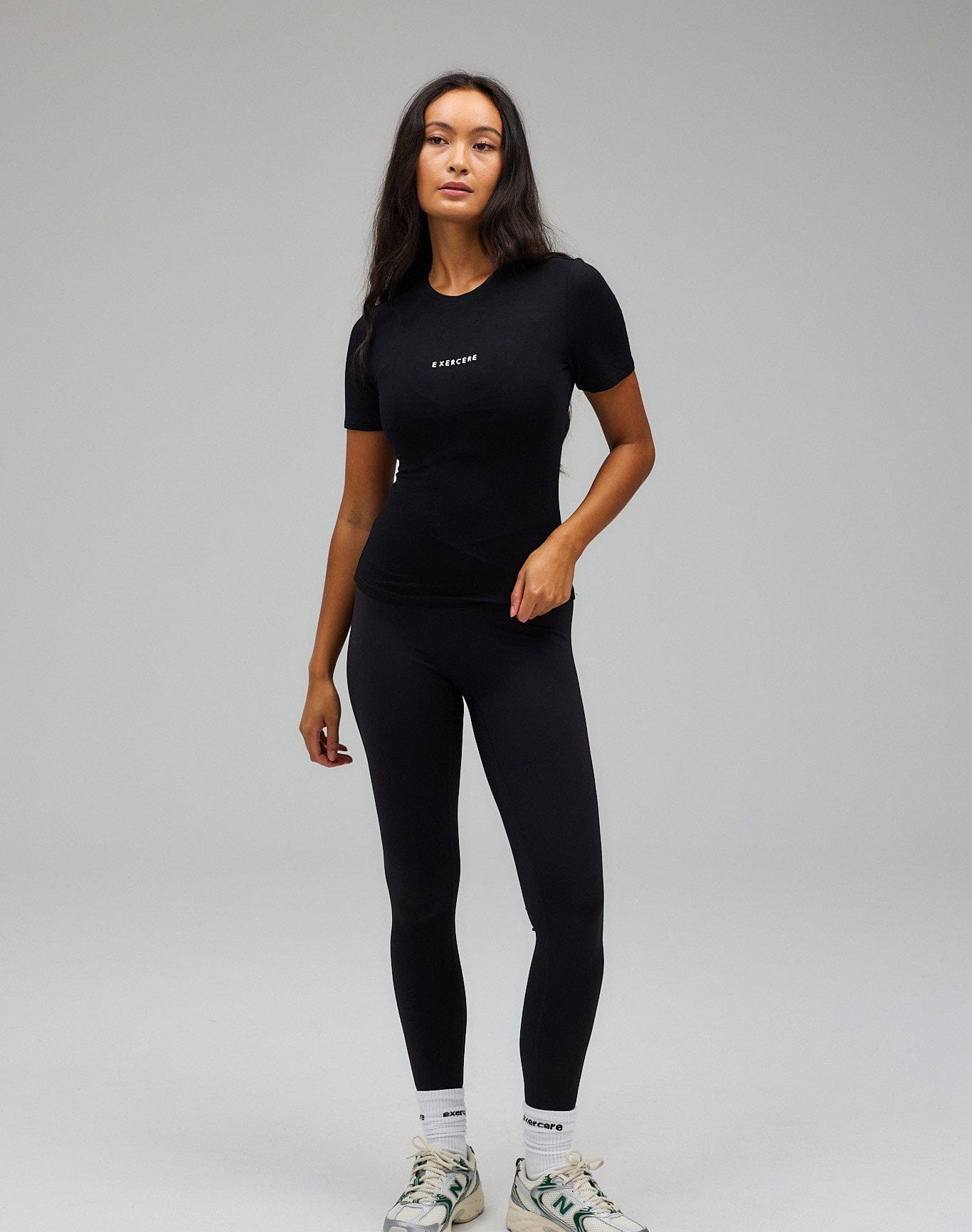 Exercere Tops Jersey T-shirt - Black