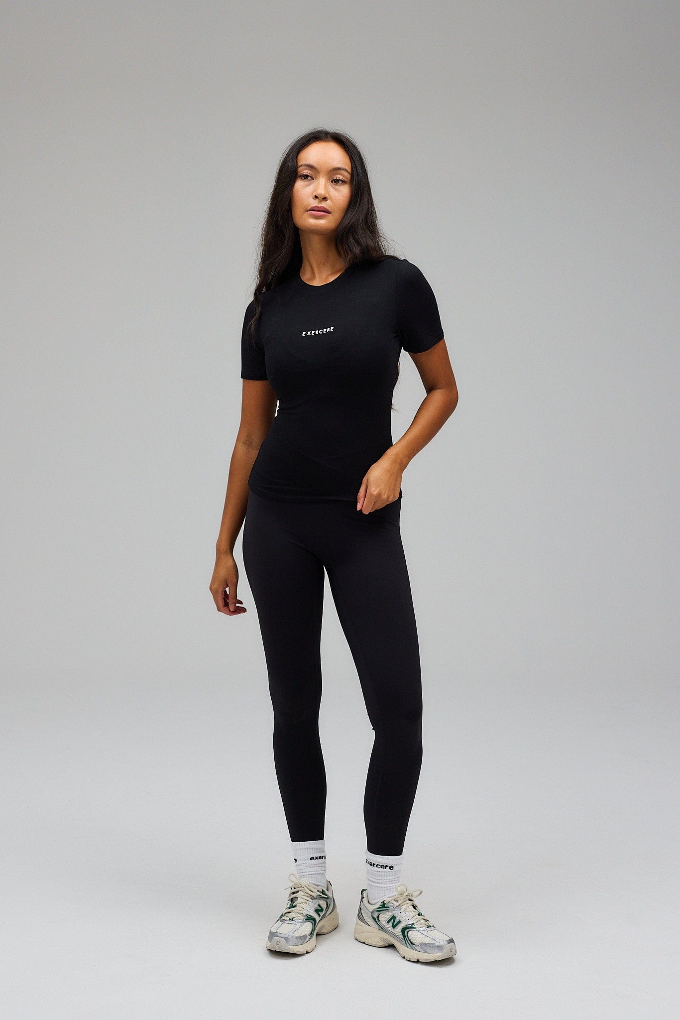 Exercere Tops Jersey T-shirt - Black
