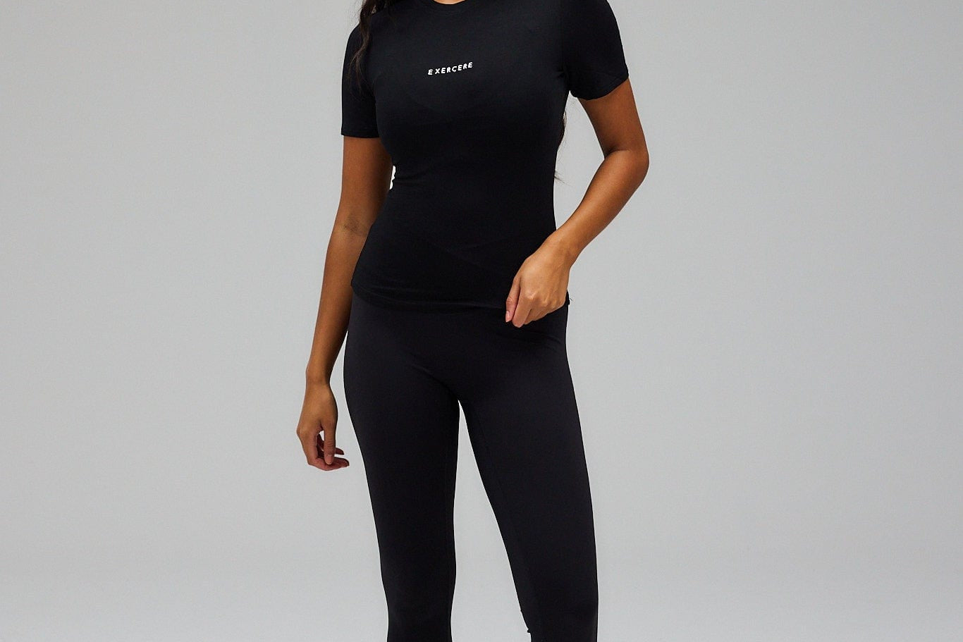 Exercere Tops Jersey T-shirt - Black