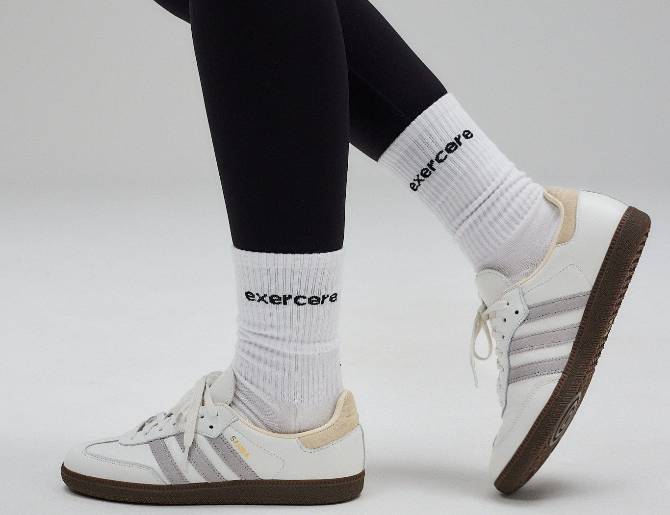 Exercere Socks One Size Logo Socks - White