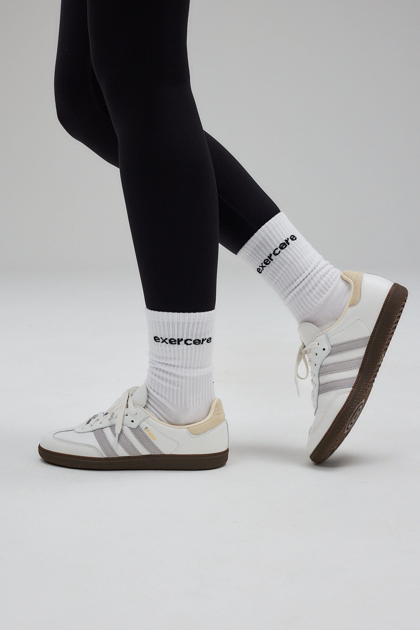 Exercere Socks One Size Logo Socks - White