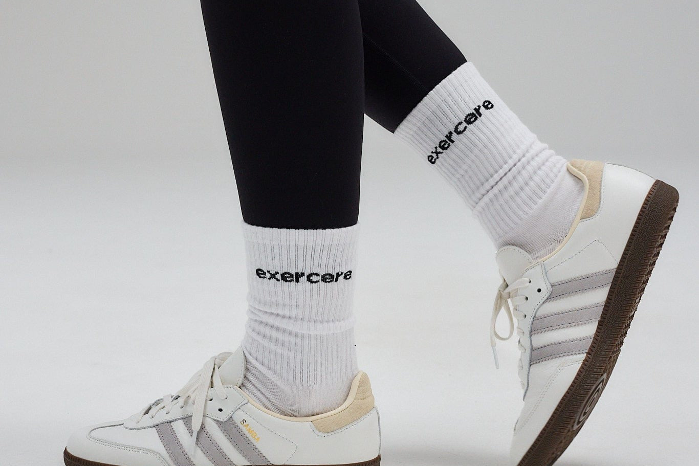 Exercere Socks One Size Logo Socks - White