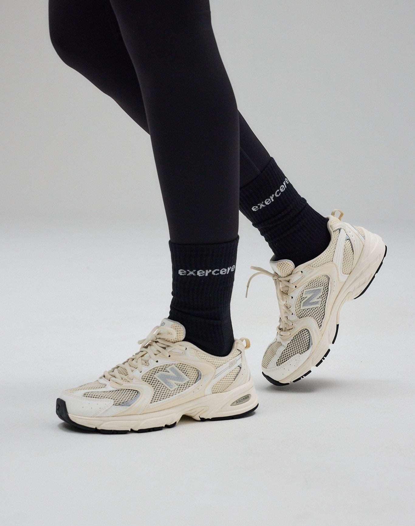 Exercere Socks One Size Logo Socks - Black