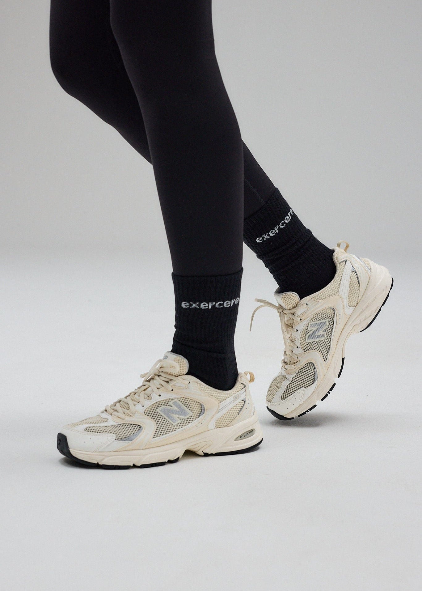 Exercere Socks One Size Logo Socks - Black