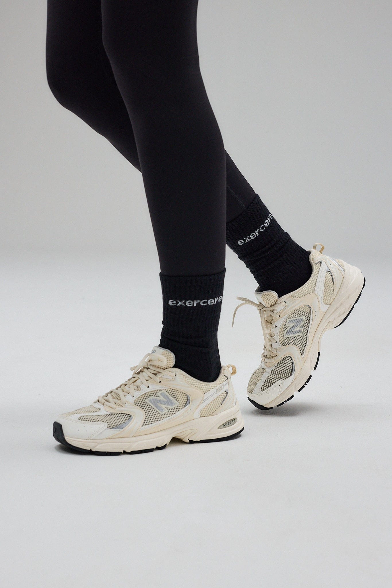 Exercere Socks One Size Logo Socks - Black