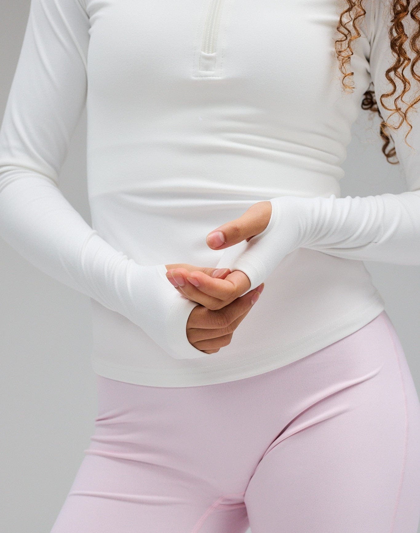 Exercere Blouses Sculpt Long Sleeve - White