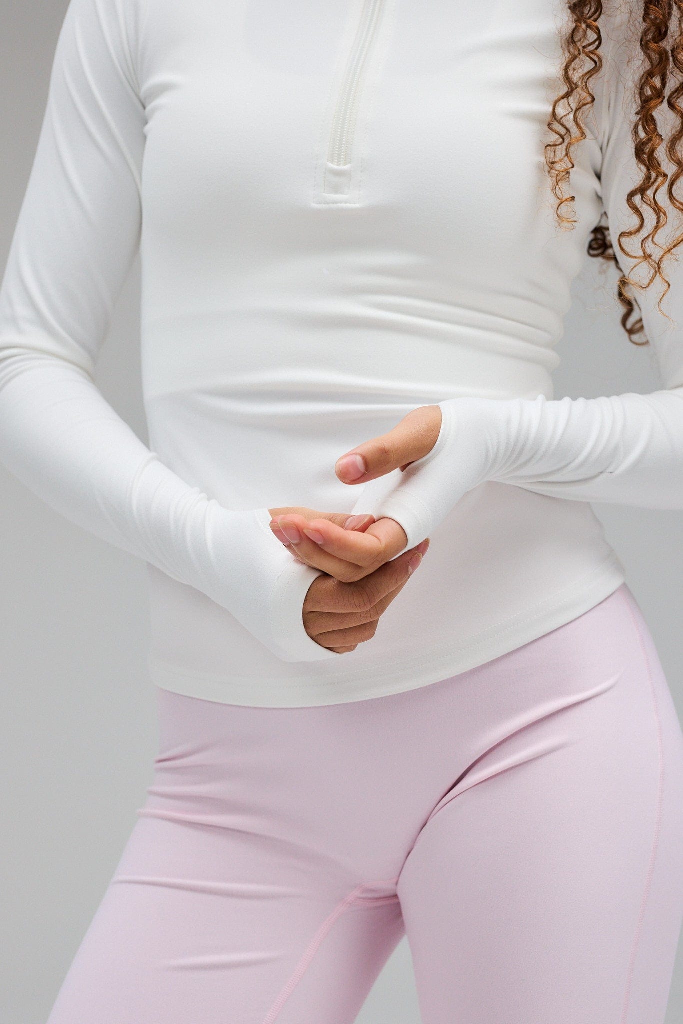 Exercere Blouses Sculpt Long Sleeve - White