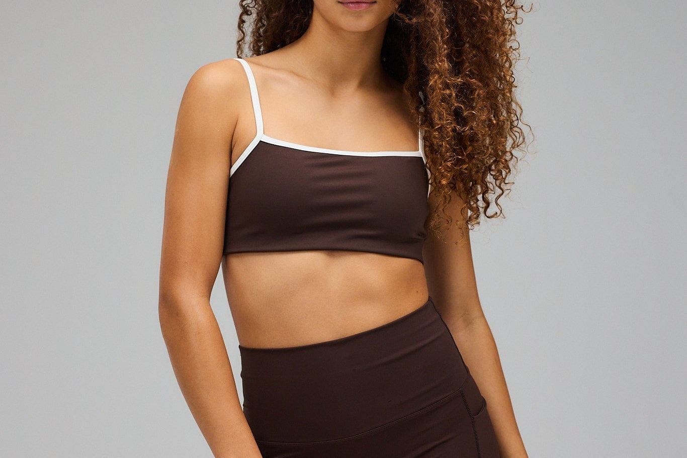 Exercere Sports Bras Active Pixi Bra - Pecan Brown