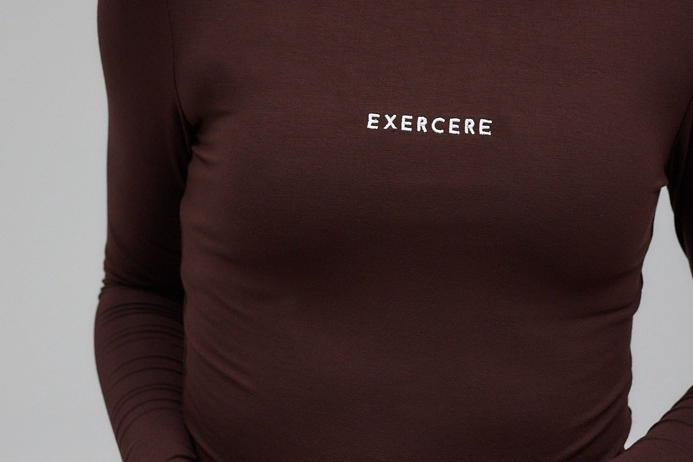Exercere Blouses Jersey Long Sleeve - Coffee