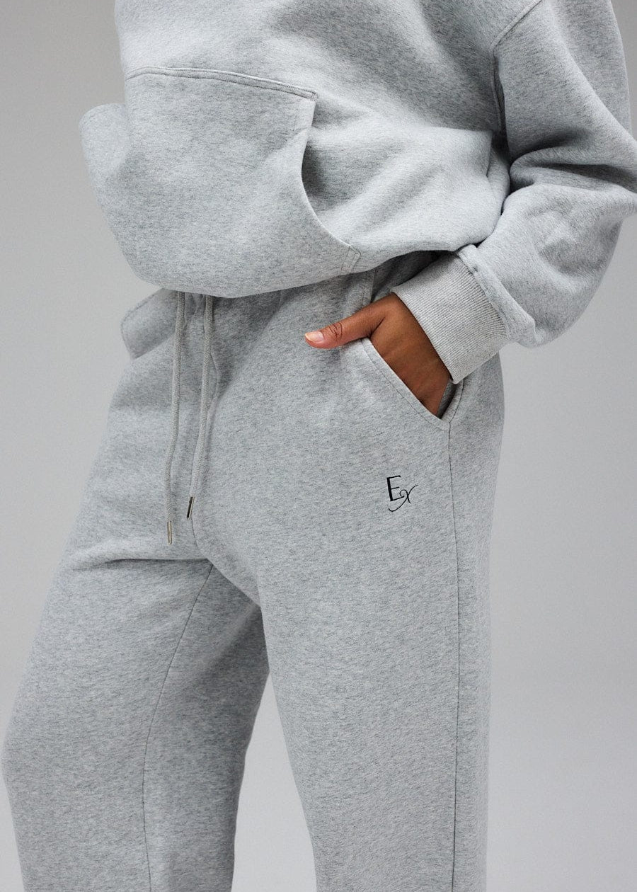 Exercere Sweat Wide Sweatpants - Grey Melange