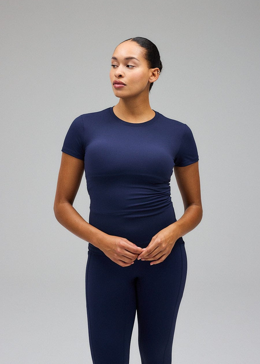 Exercere Tops Neaty Tee - Navy