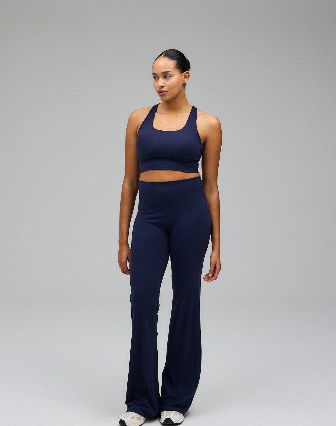 Exercere Tights Flare Yoga Pants - Navy