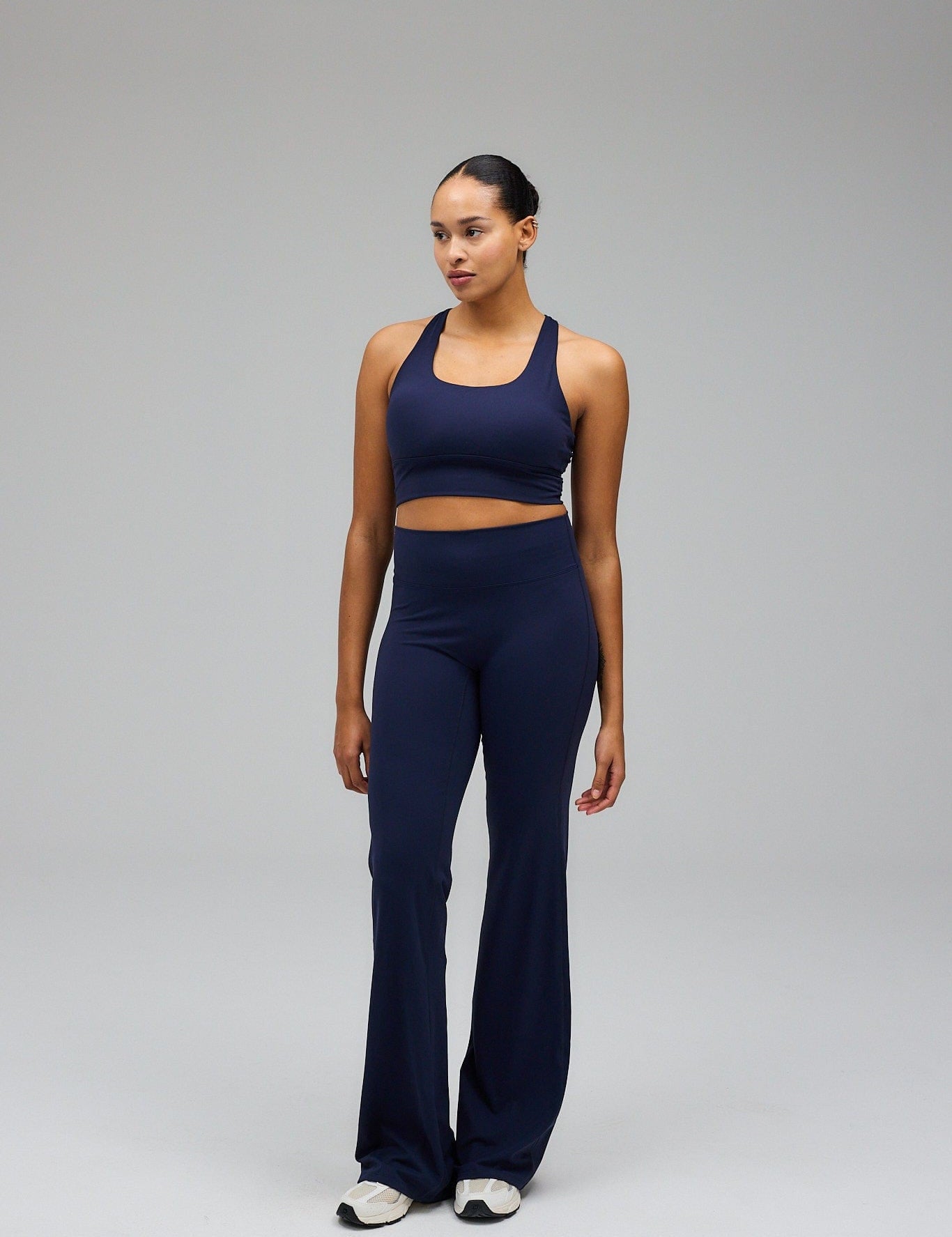 Exercere Tights Flare Yoga Pants - Navy