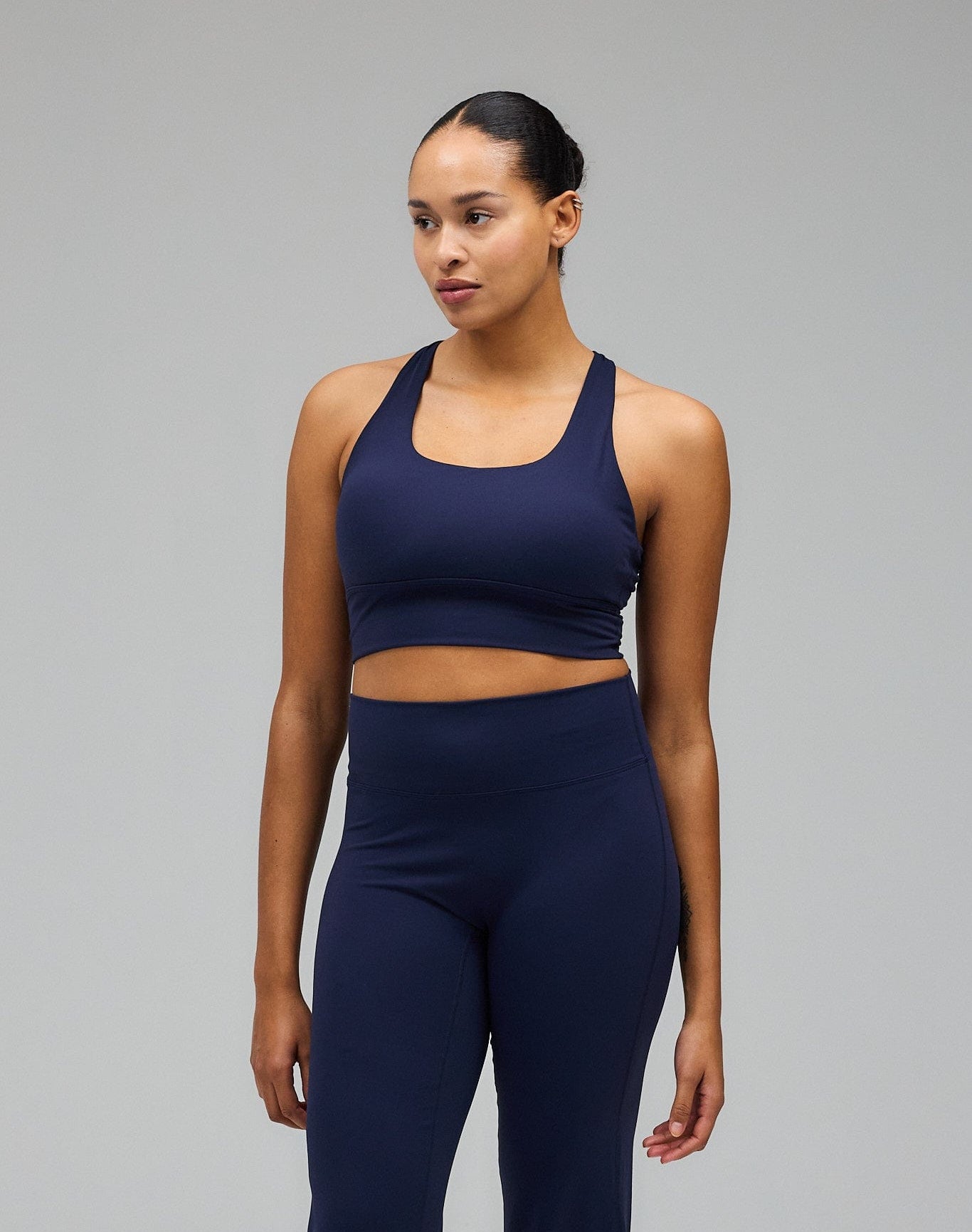 Exercere Tights Flare Yoga Pants - Navy